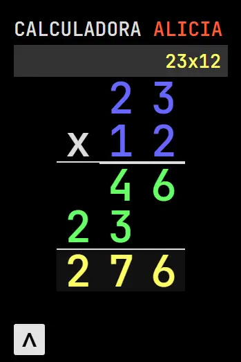 Calculadora Alicia multiplicacion – Soluciones paso a paso para estudiantes 2 multiplicaciones de dos cifras