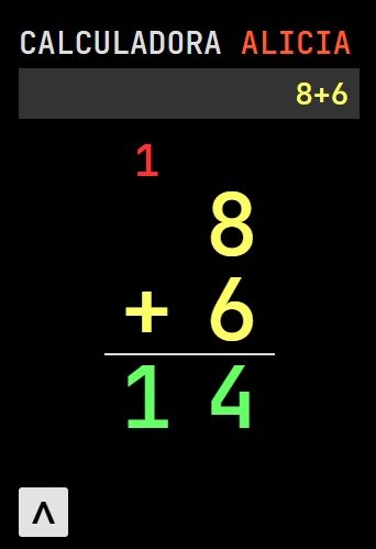 Calculadora Alicia - La herramienta inteligente de matemáticas para todos 11 suma